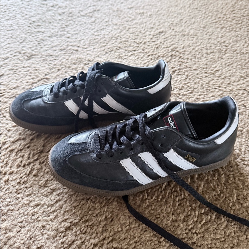 adidas Black and White Classic Low-Top Sneakers